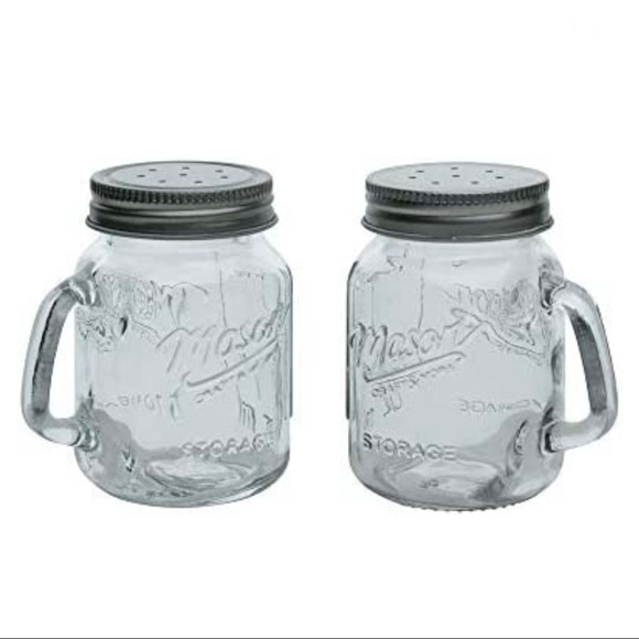 Mason Craft & More Salt and Pepper Shaker Set: Clear - 4 oz. - Picture 8 of 9